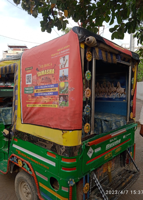 Sharing Rickshaw Branding in India Sharing Rickshaw Branding in India